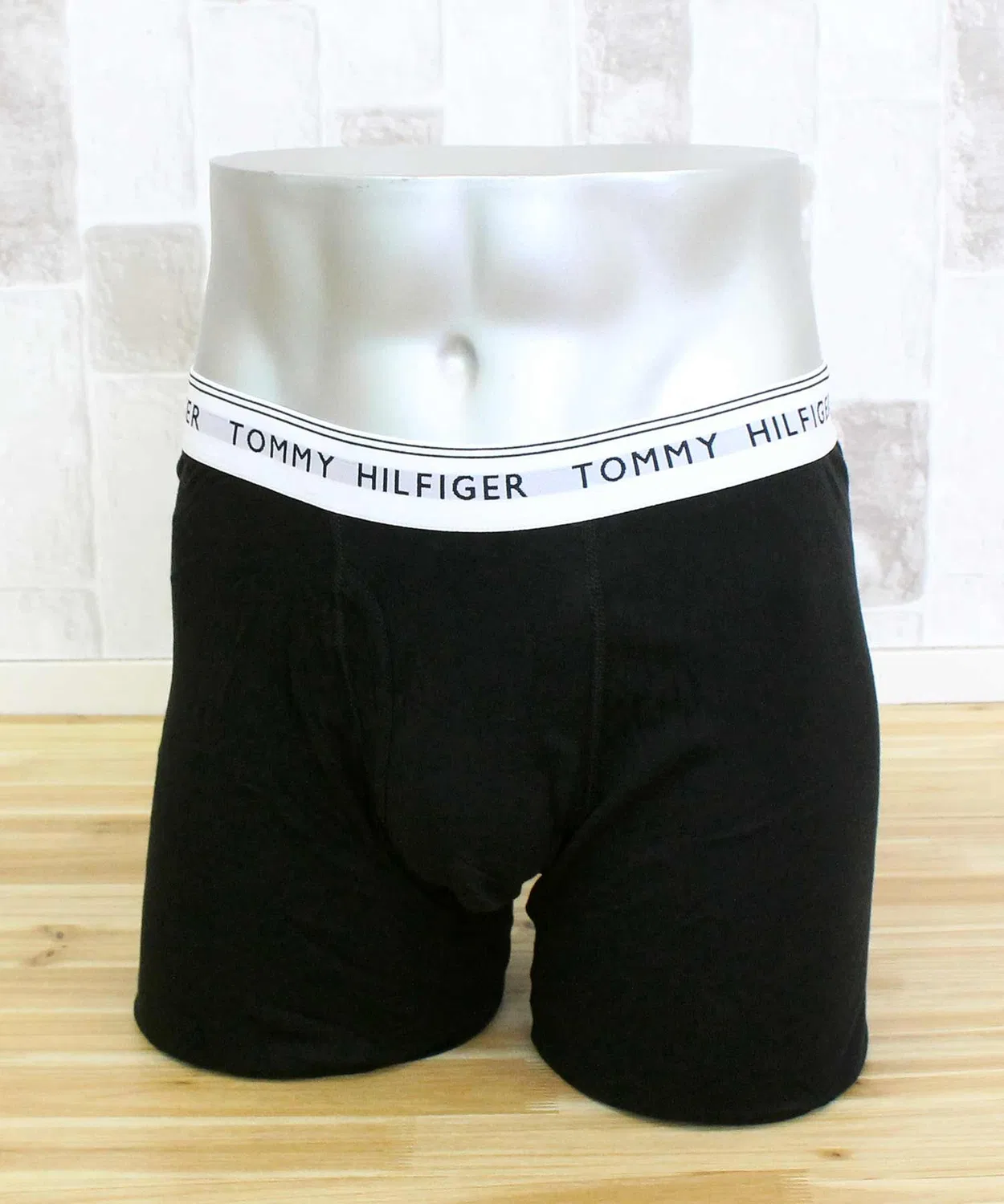 Мужские боксеры с логотипом, комплект из 4 штук TOMMY HILFIGER, Black — фото 3