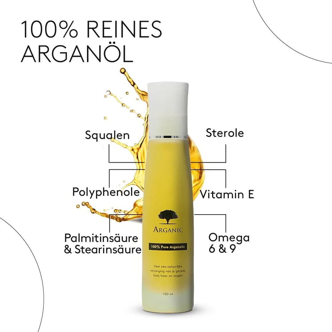 Масло для лица и волос Аргановое, Arganic, 100 мл — фото 4