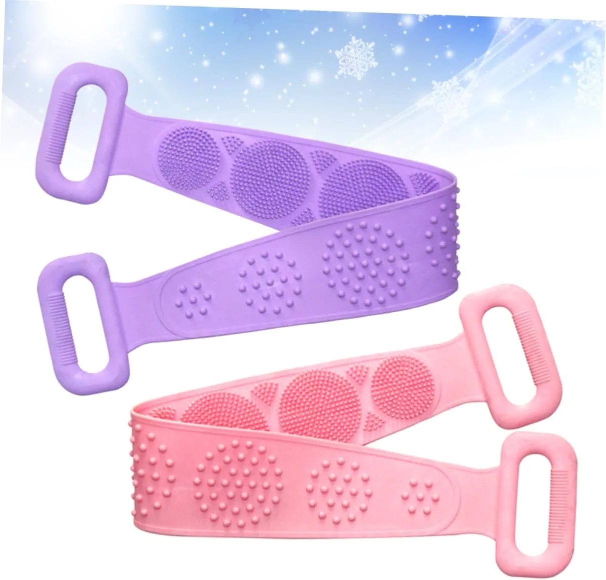 Скраб для тела отшелушивающий, 2 шт, Baluue, Pink, 70x11x1 см — фото 2