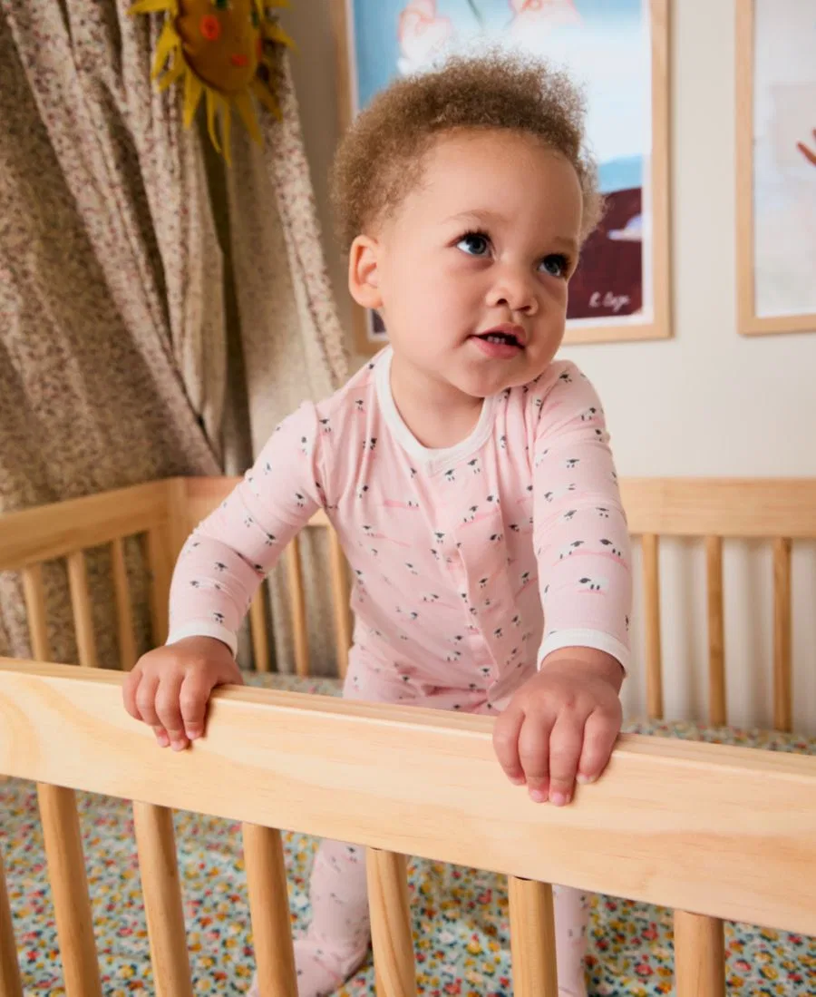 Боди-комбинезон с длинным рукавом Baa Baa Baby Magnetic Me, Pink — фото 4