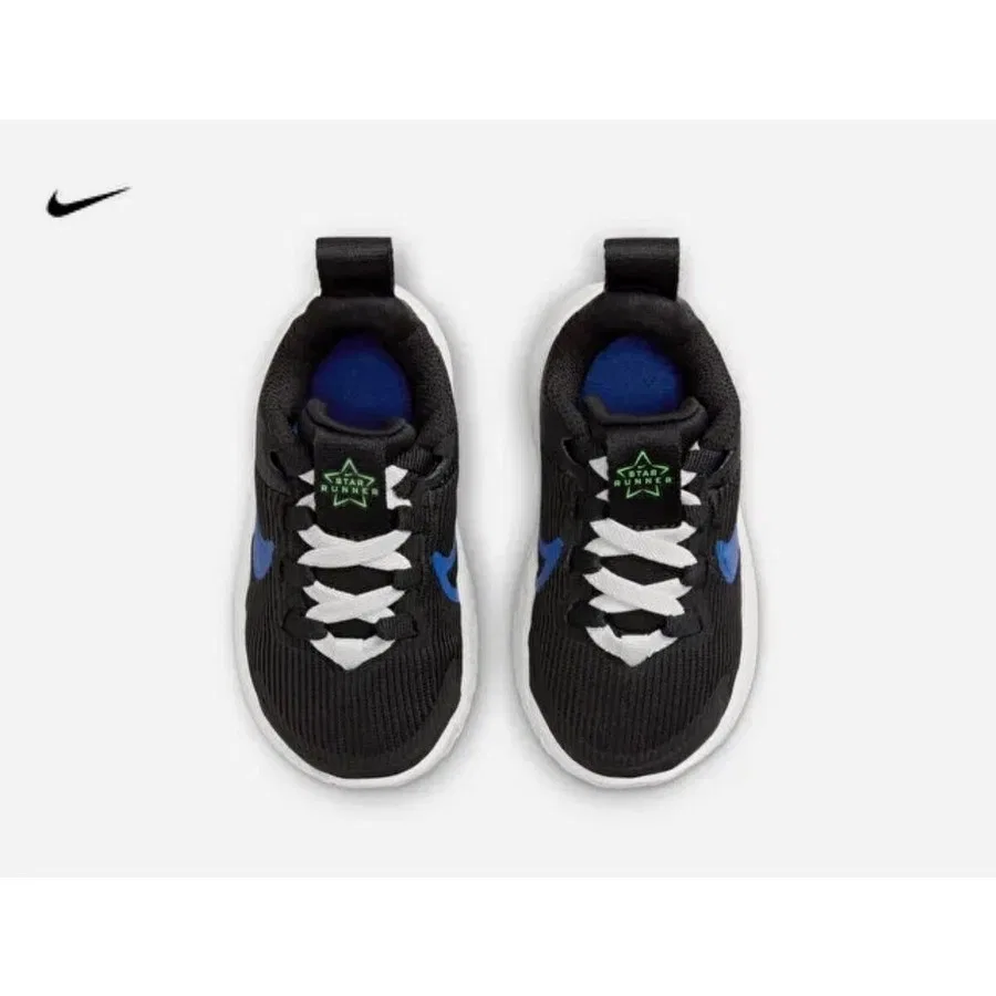 Детские повседневные кроссовки с длинным шнурком DX7616-004 Nike, Темно-синий — фото 4
