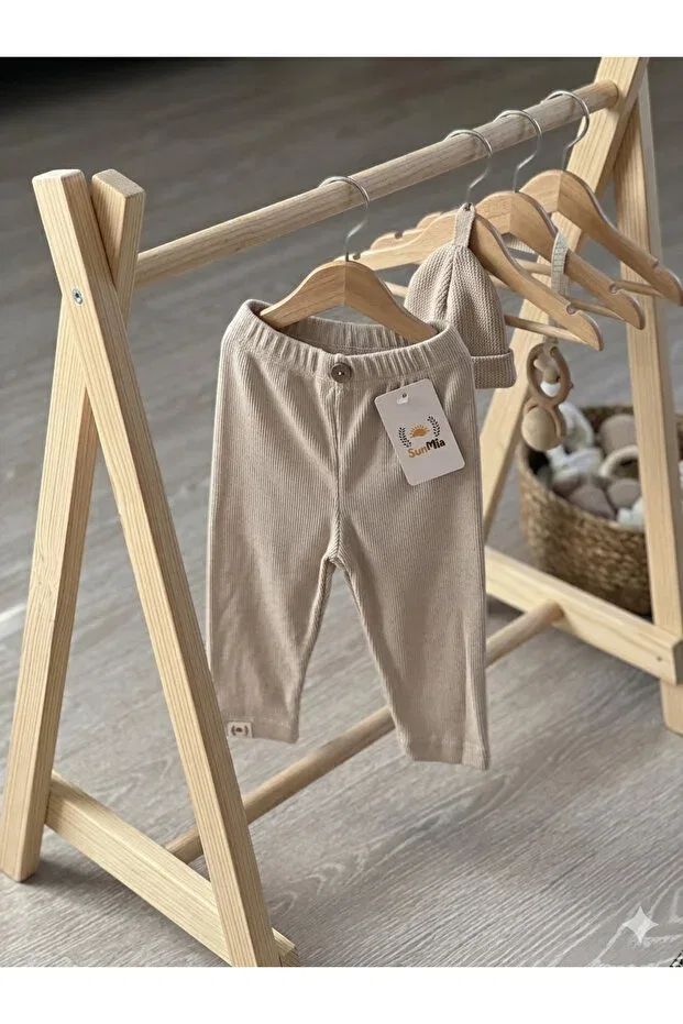 Детское боди-комбинезон для девочек хлопковый Basics Purenestore, Beige