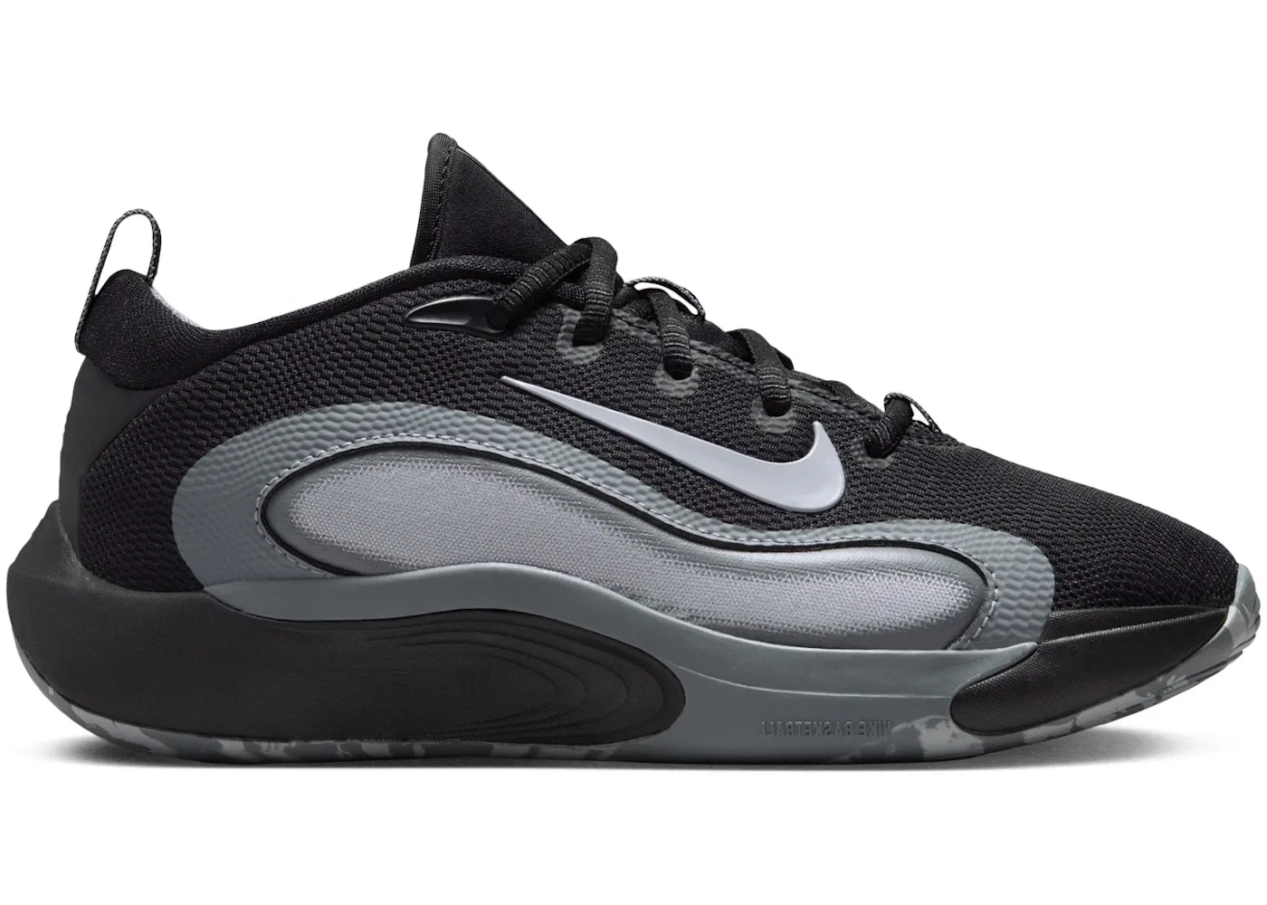 Детские кроссовки для мальчиков с повседневным дизайном Nike IsoFly Nike, Black/Cool Grey/White/Wolf Grey