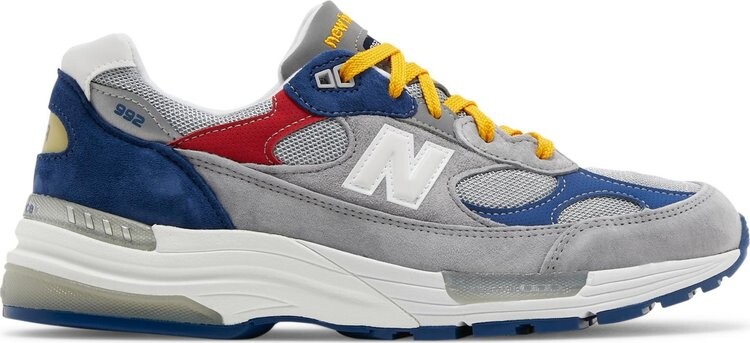 Кроссовки New Balance DTLR x 992 Made in USA 'Varsity', серый — фото 2