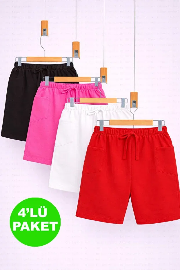 Детские шорты для девочек хлопковые Basics Twins Tailors, White