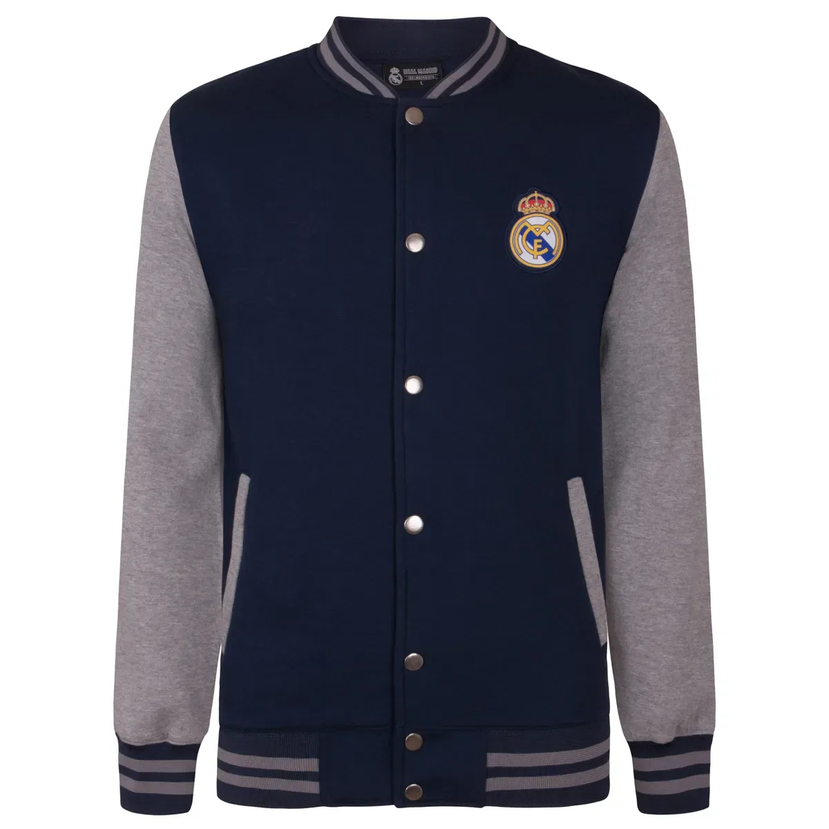 Детская ретро-бейсбольная куртка Real Madrid Fc, Navy