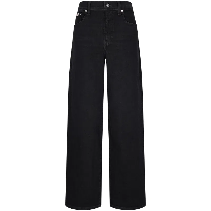 Женские джинсы с широкими штанинами 3N3 Denim Black Calvin Klein, Denim Black