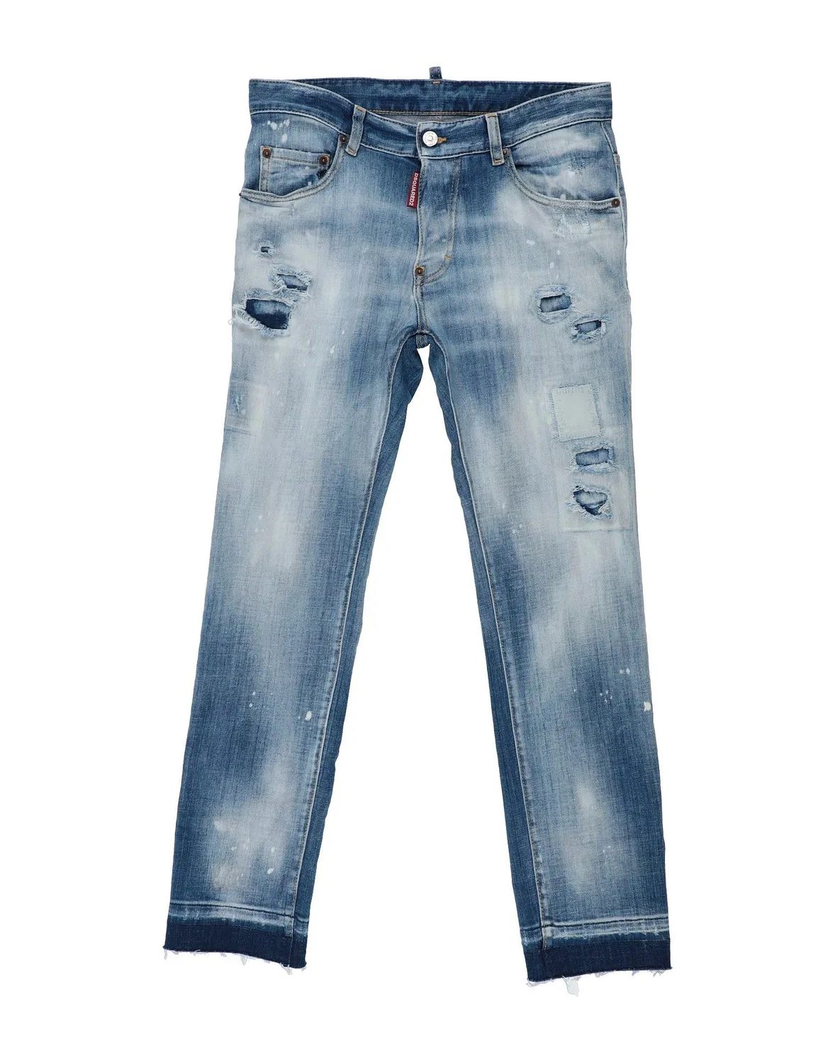 Детские джинсы прямого кроя для мальчиков Dsquared2, синий