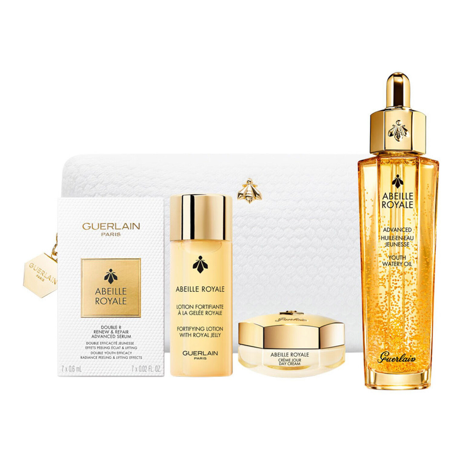 

Подарочный набор Guerlain Abeille Royale Advanced Aqueous Youth Oil Anti-Aging Program, 5 предметов