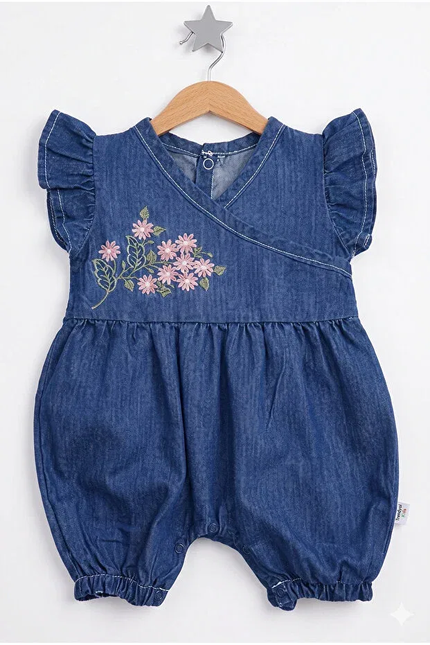 Детский комбинезон для девочек с длинным рукавом Young Myzi Store, Navy Blue — фото 2