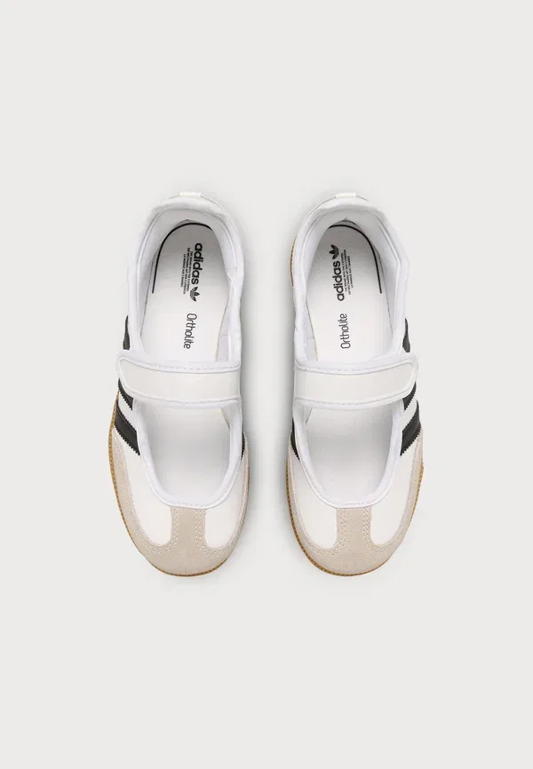 Балетки Adidas Originals, белый/черный — фото 4