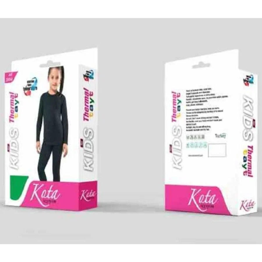 Термолеггинсы для девочек Kota Siyah Bonbonetti Chocolate Baby&Kids, Черный — фото 2