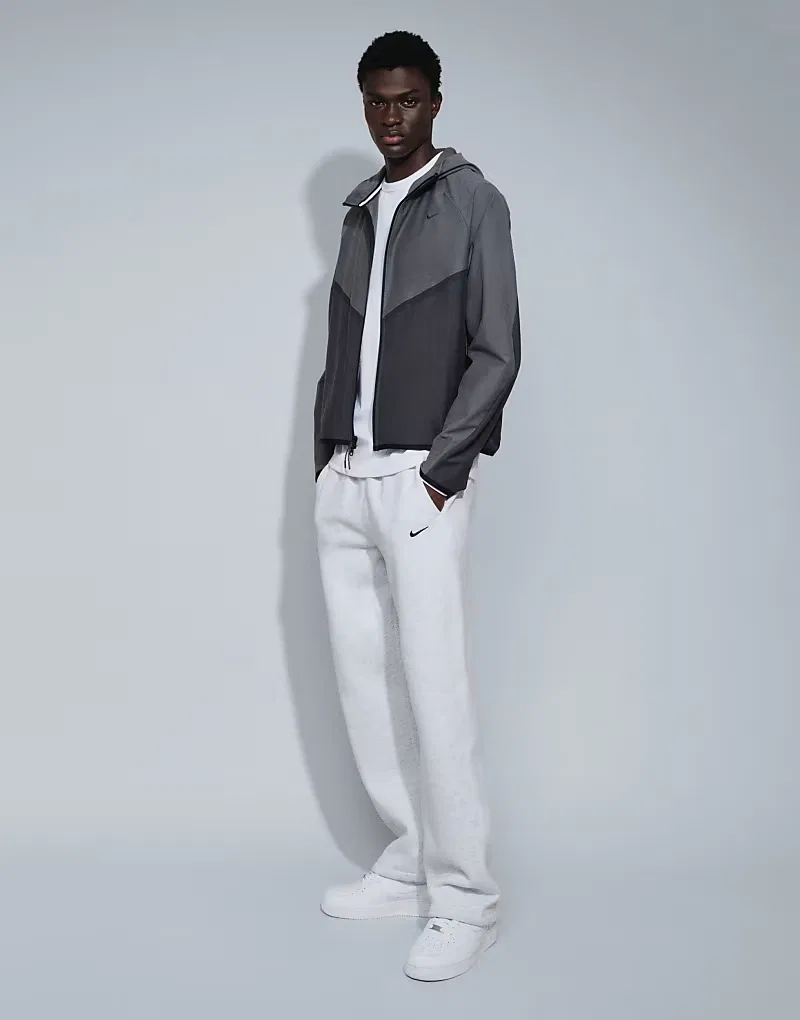 Вязаная ветровка Nike Tech Shori Full-Zip Knit Windrunner Jacket, Multigrey