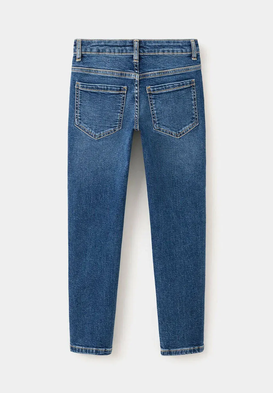 Детские джинсы облегающего кроя Mango Kids, Dark Blue — фото 2