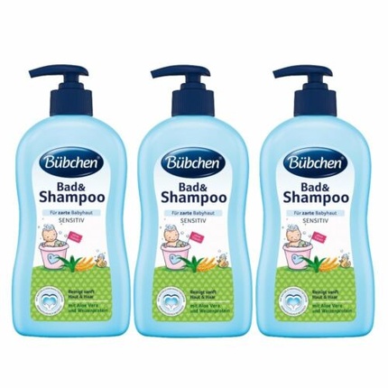 

Детский шампунь Bubchen Bath & Shampoo Baby Care from Germany 400ml 13.52 fl oz - Pack of 3