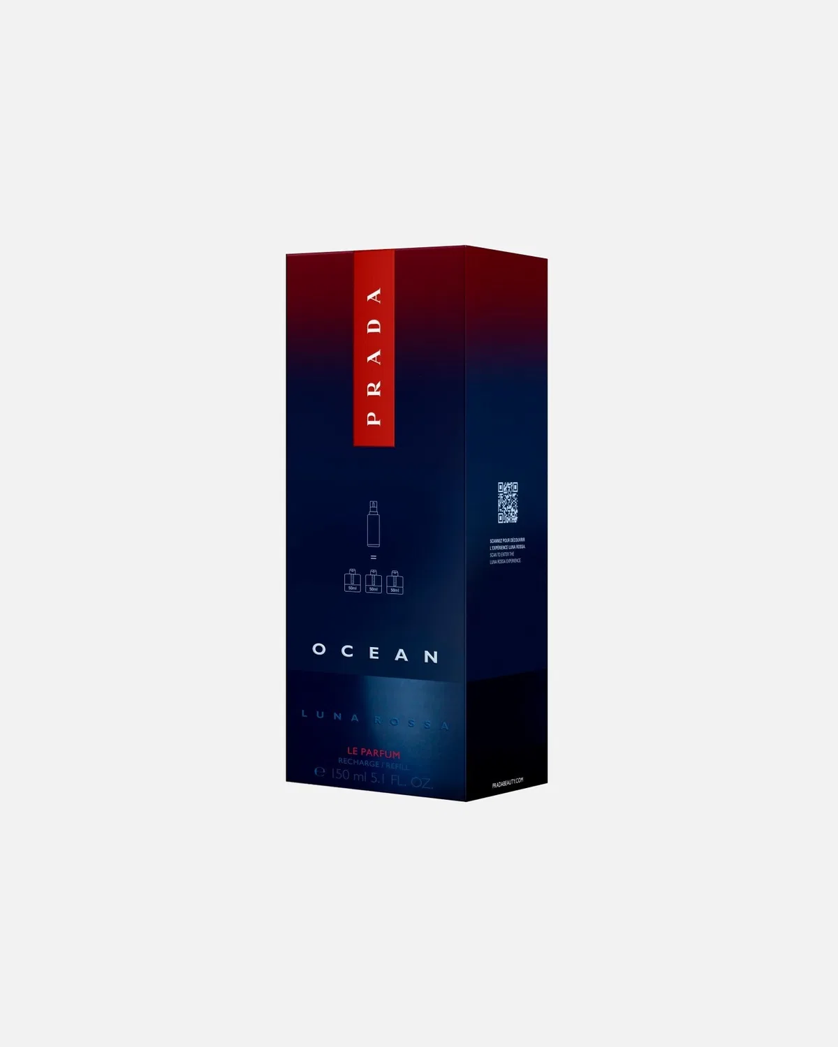 Духи Luna Rossa Ocean Le Parfum Prada, 150 Ml - Refill — фото 3