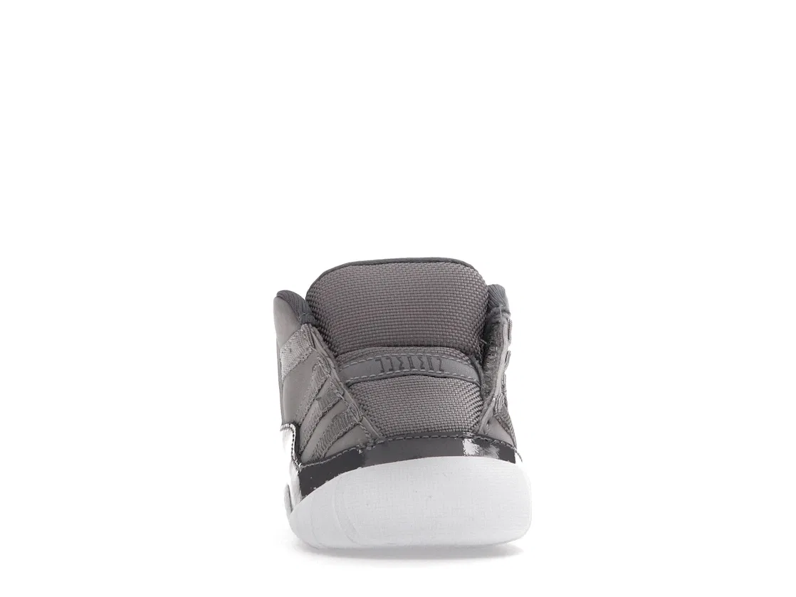 Детские кроссовки Lifestyle с принтом Jordan 11 Retro Crib Bootie Jordan, Medium Grey/Multi-Color/Multi-Color — фото 2