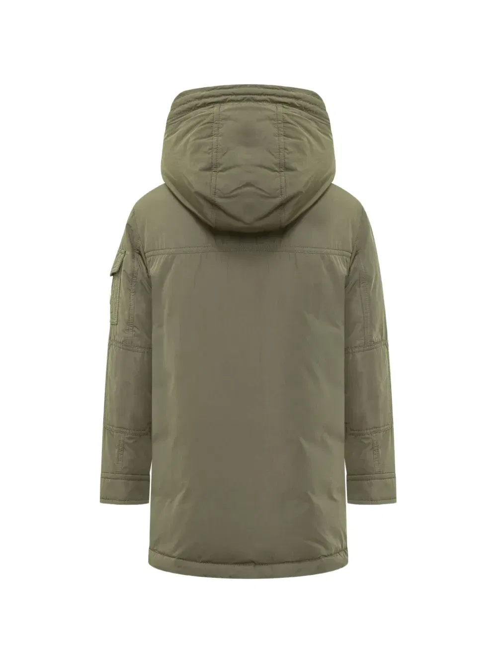 Куртка-парка Nahan с капюшоном Moncler Enfant, зеленый — фото 2