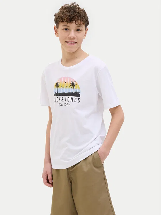 Комплект футболок regular fit Palm Jack & Jones Junior, мультиколор