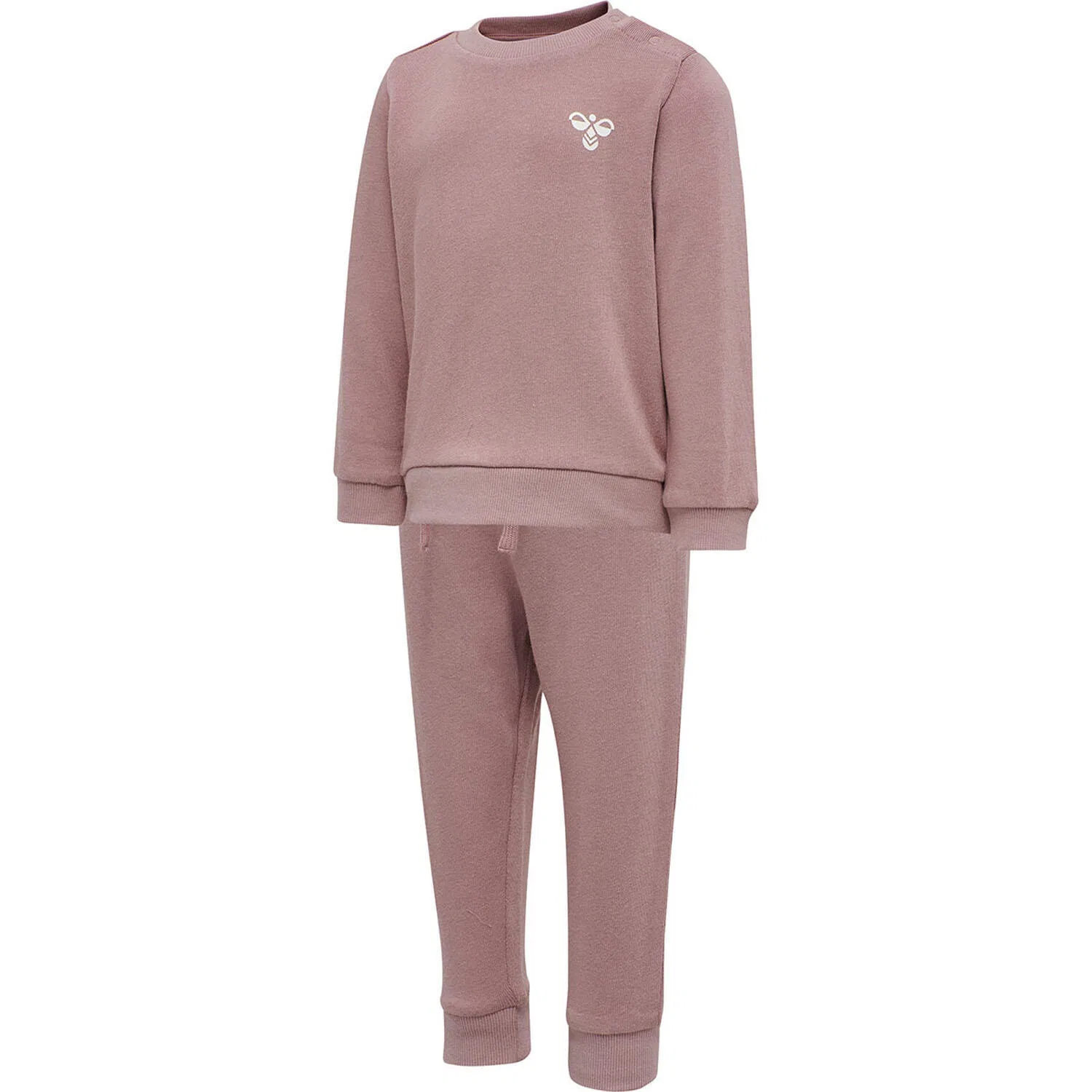 Детский спортивный костюм из органического хлопка Santo Crew Suit Hummel, Роза