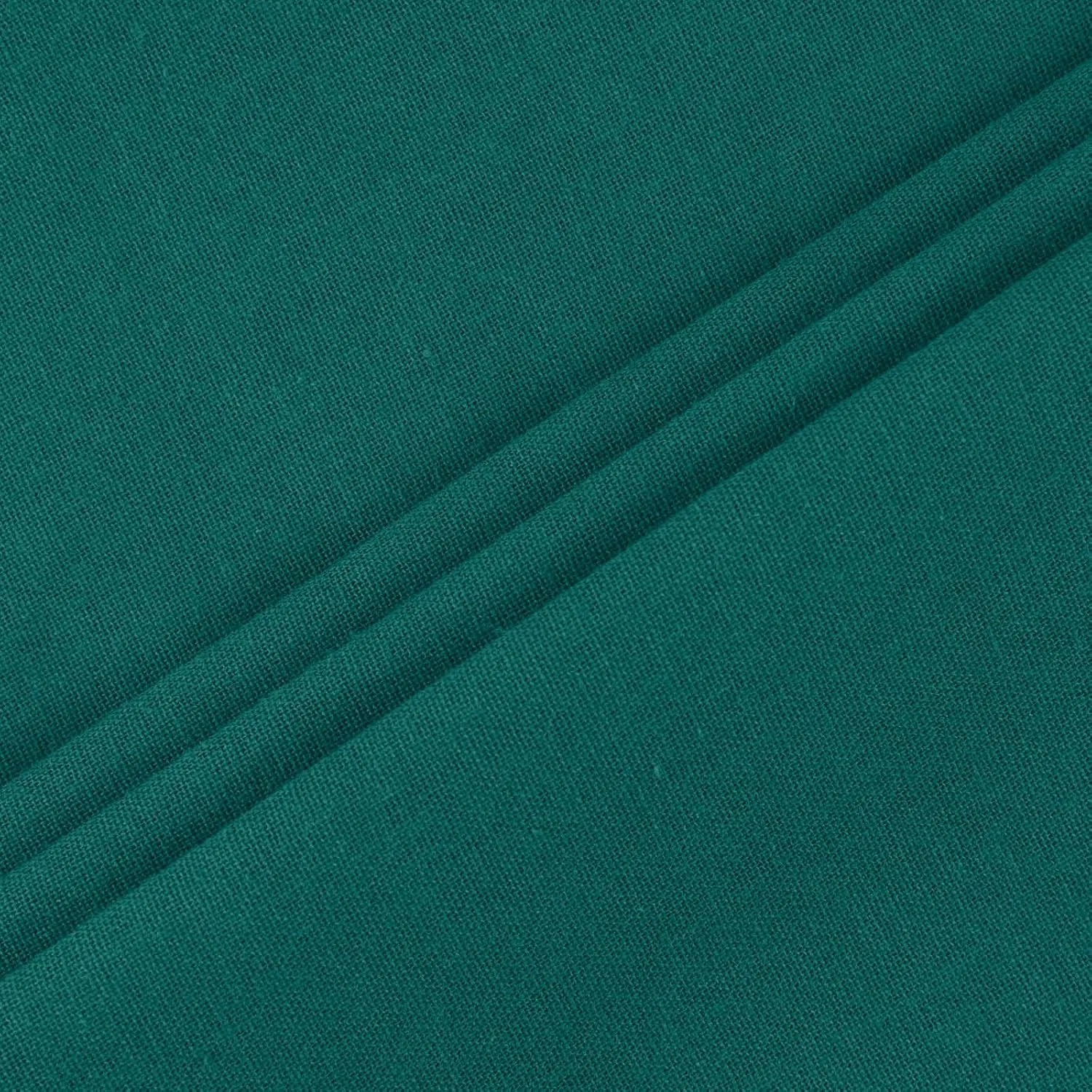 Женское льняное платье с V-образным вырезом, Green — фото 4