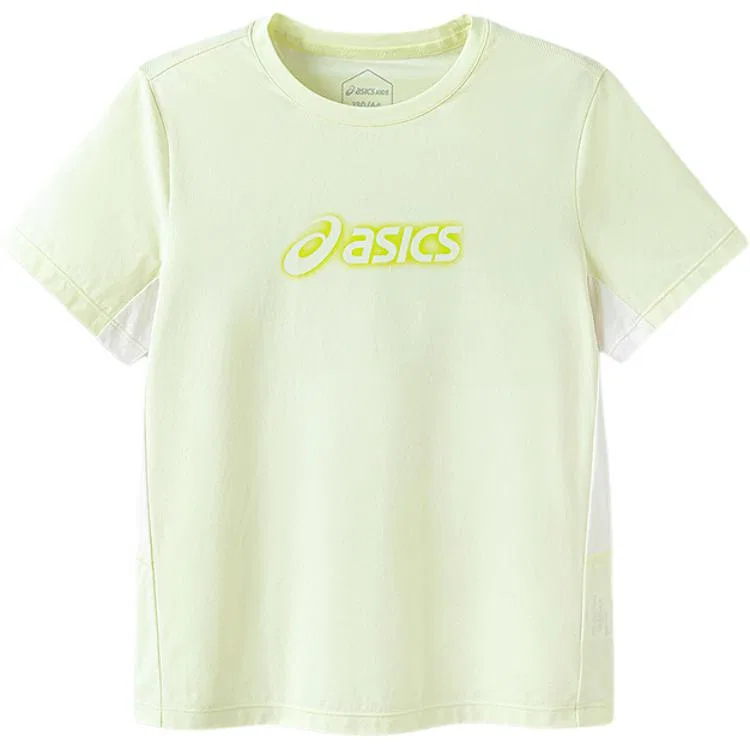 Детская футболка с круглым вырезом из тонкого стрейча ASICS, Light Green