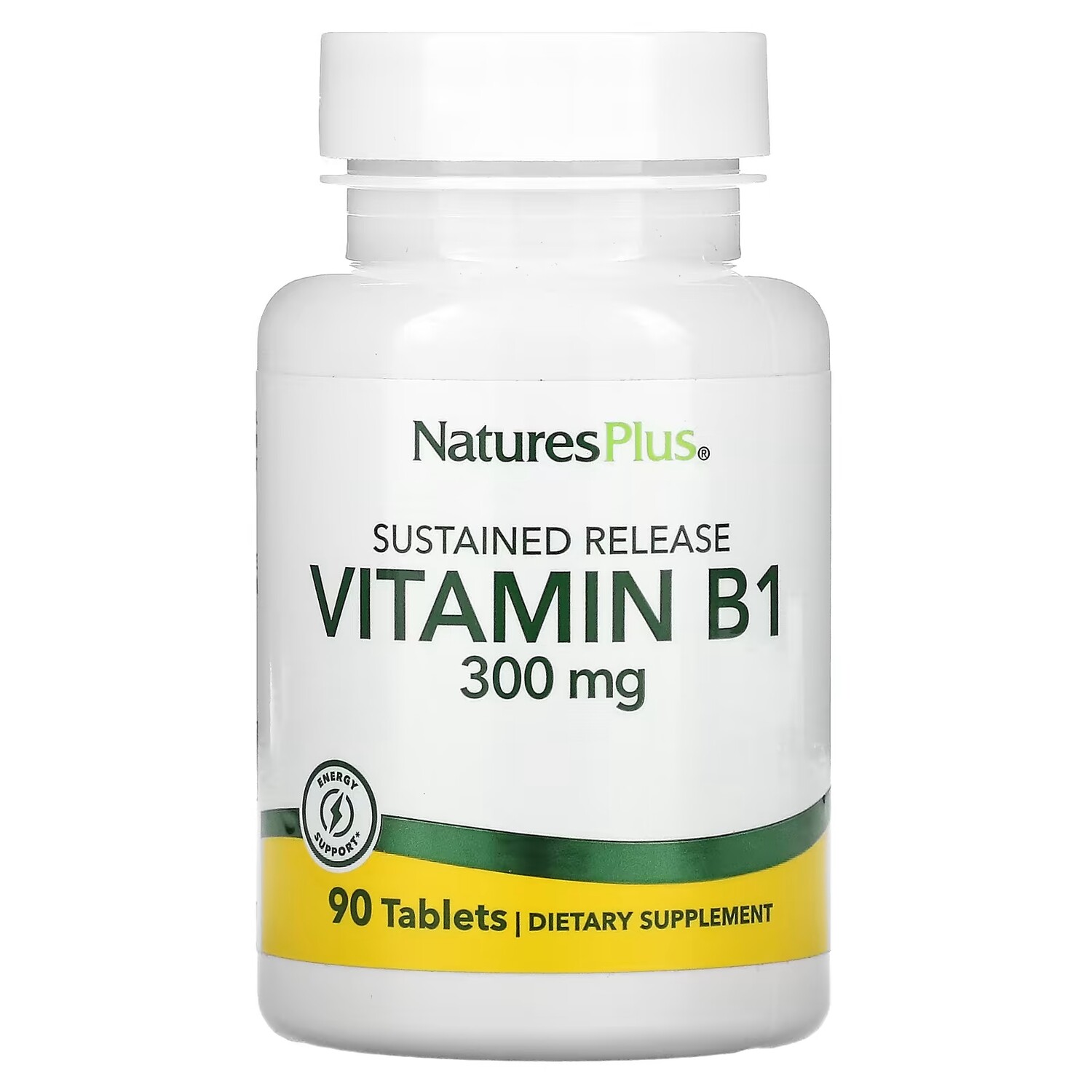 

NaturesPlus витамин В1 300 мг, 90 таблеток