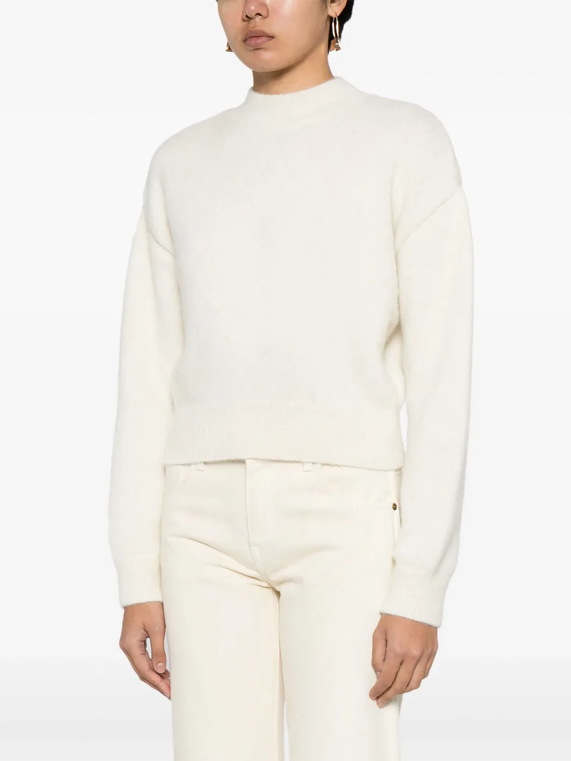 Jacquemus Джемпер с интарсией логотипа - Нейтральные — фото 4