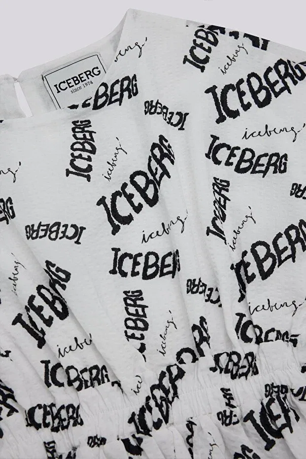 Детское для девочек кардиган хлопковый Iceberg, White — фото 4
