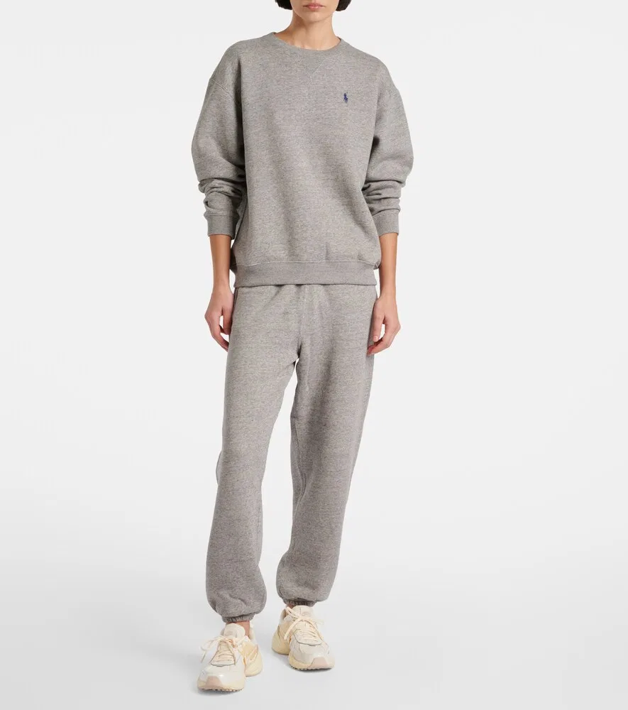 Толстовка из смесовой хлопковой ткани Polo Ralph Lauren, серый — фото 2