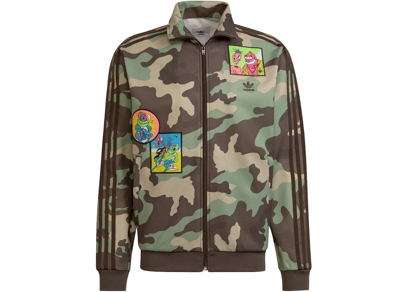 Мужская рубашка с камуфляжным принтом Top Adidas, Camo