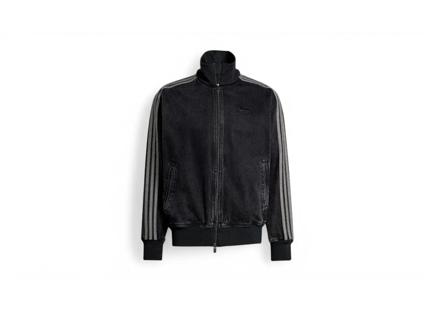 Мужская куртка джинсовая модель Top Adidas, True Black Denim