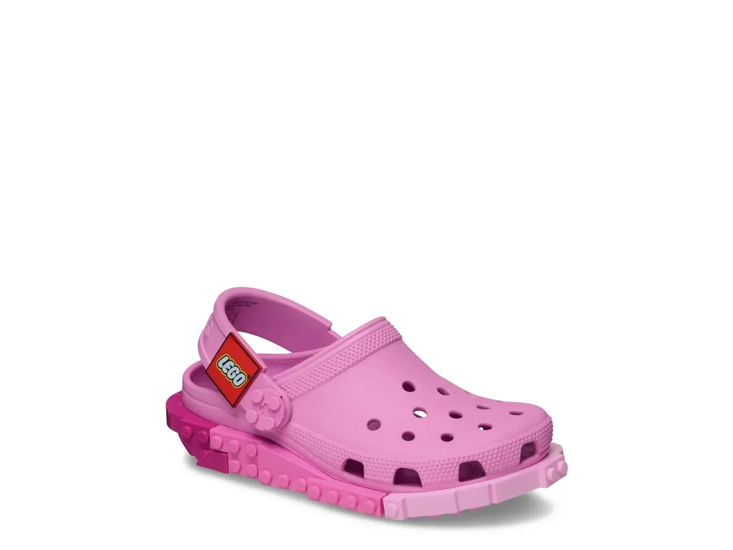 Клоги Crocs x LEGO 4LW System, розовый