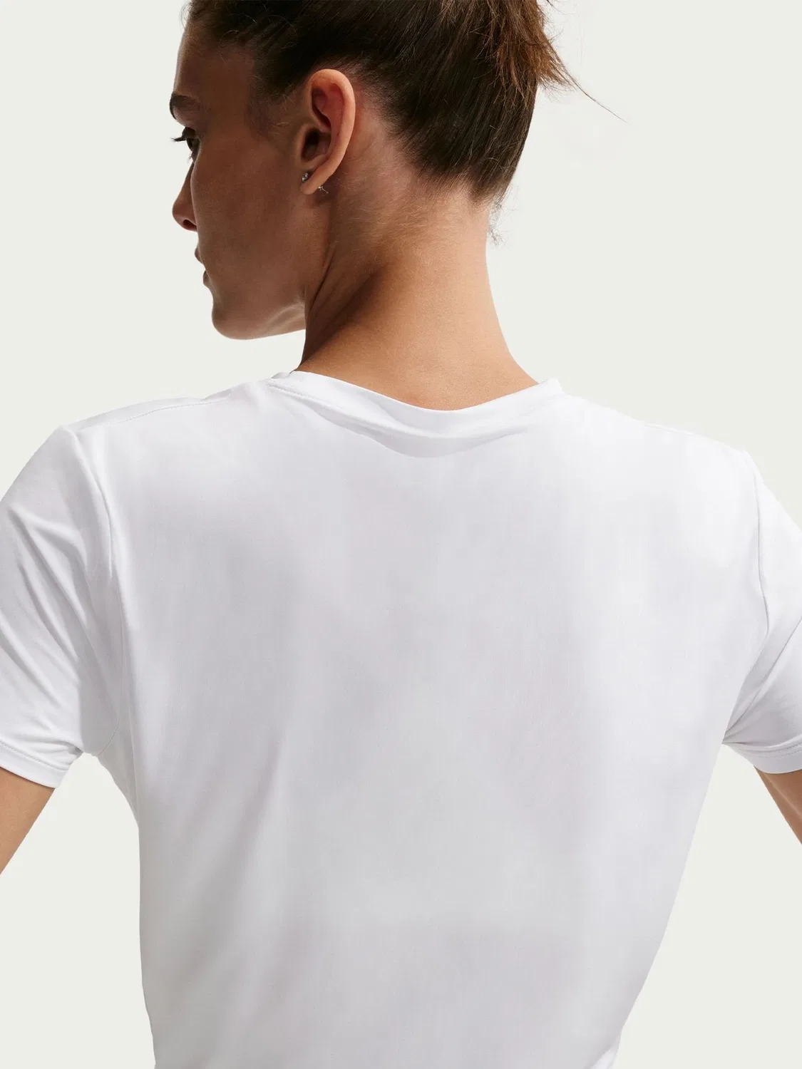 Топ Nike One Classic Twist Dri-FIT, белый — фото 4