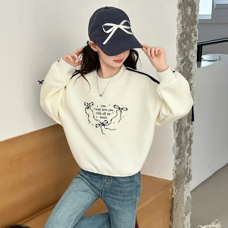 Детский свитшот с принтом Lanza, Navy Blue — фото 4