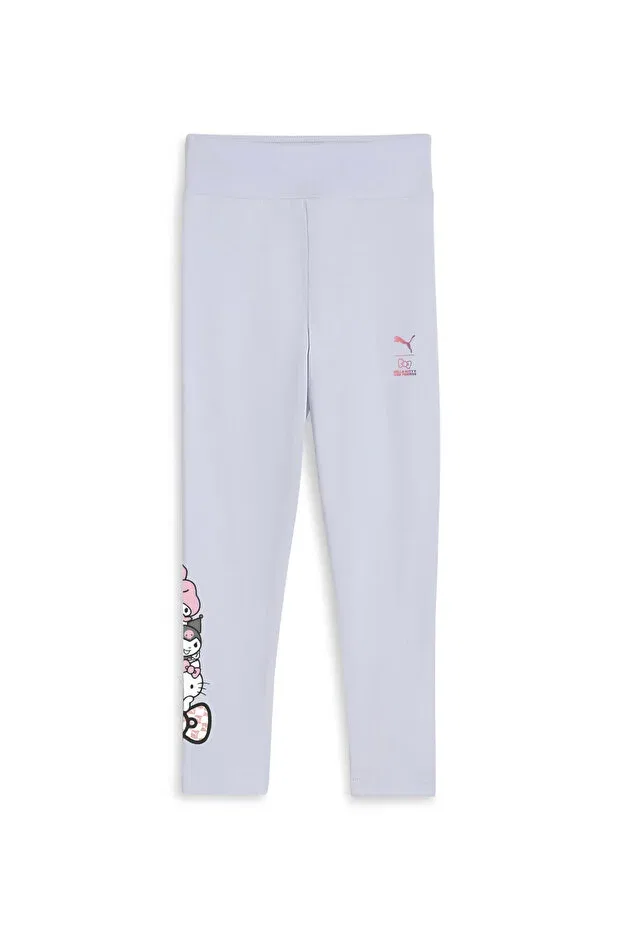 Детские леггинсы для девочек хлопковые Hello Kitty & Frien Puma, Blue — фото 4