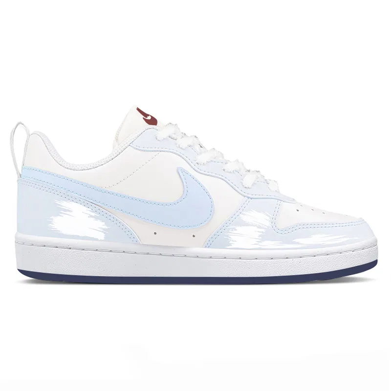 Детские кроссовки для скейтбординга с принтом Nike Court Borough DV5456-103, Nike, Blue — фото 3