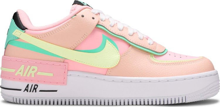 Кроссовки Nike Wmns Air Force 1 Shadow 'Arctic Punch Barely Volt', розовый - фото