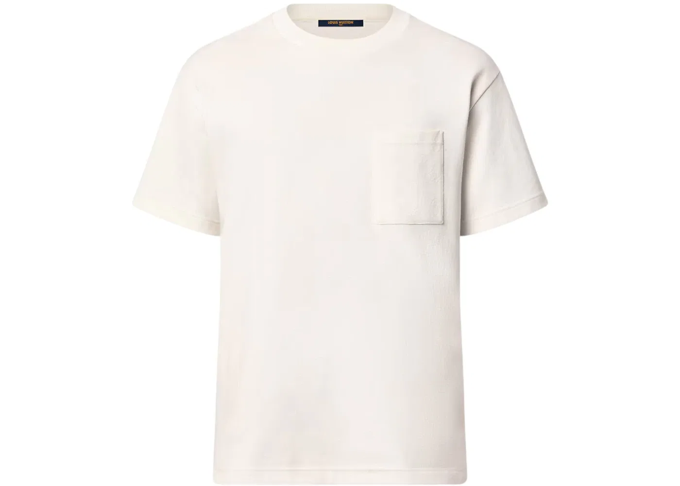 Мужская футболка из пике Louis Vuitton T-shirt, Blanc Lait