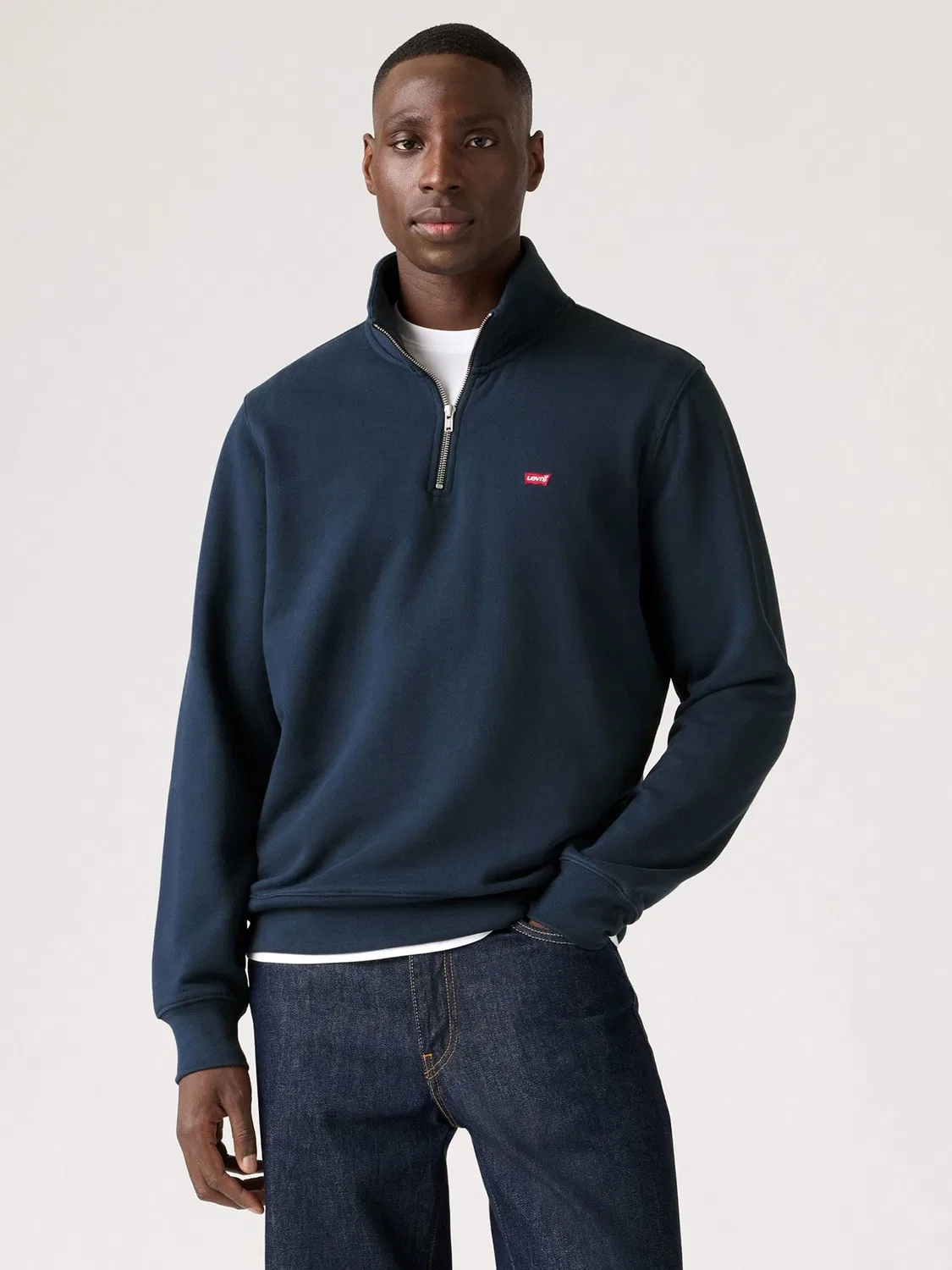 Темно-синий джемпер с молнией Levi's Blazer Original