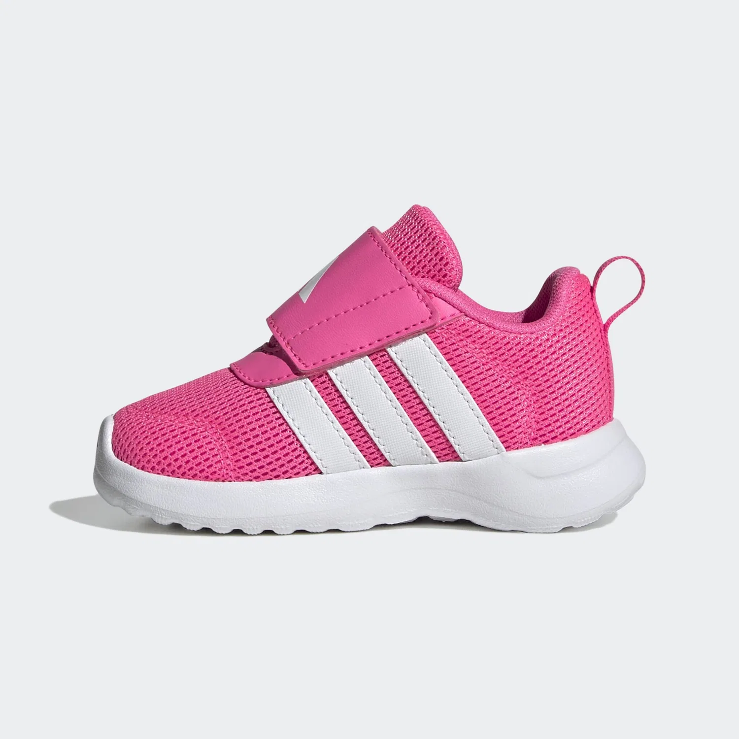 Детские кроссовки с 3-полосками Adidas Sportswear, Lucid Pink/White — фото 3