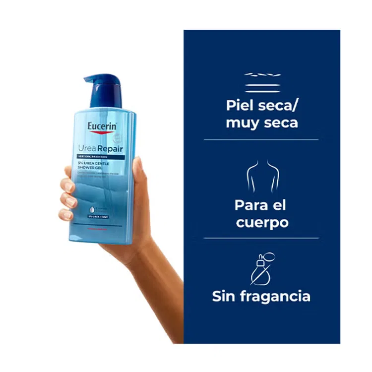 Гель для душа мягкий 5% Urea EUCERIN, 400 мл — фото 4