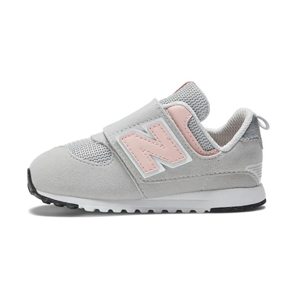 Кроссовки 574 Hook&Loop New Balance, серый — фото 3