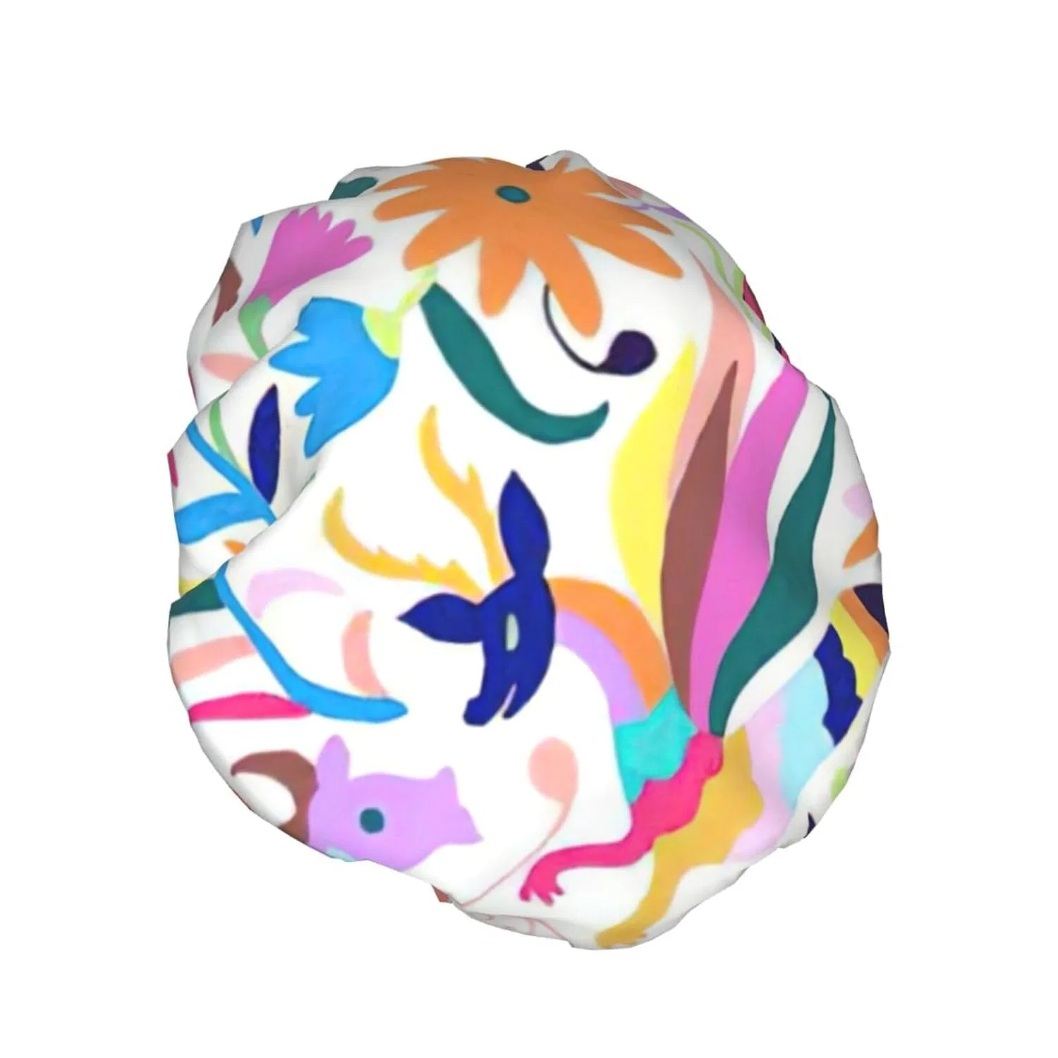 Шапочка для душа Otomi Animal, Yiyilong, двойной слой, водонепроницаемая, эластичная, многоразовая, Schwarz — фото 2