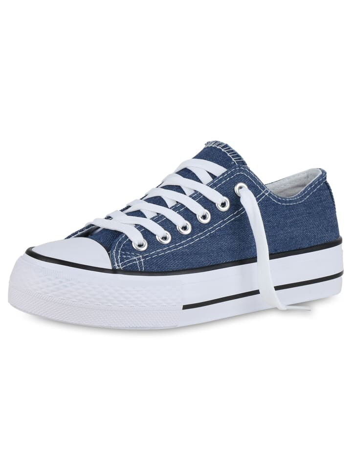 

Кроссовки на шнуровке VAN HILL, цвет dunkelblau denim