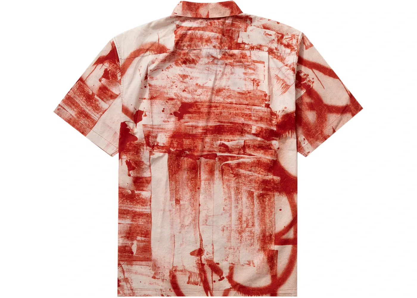 Мужская футболка с принтом Supreme Christopher Wool, Красный — фото 2