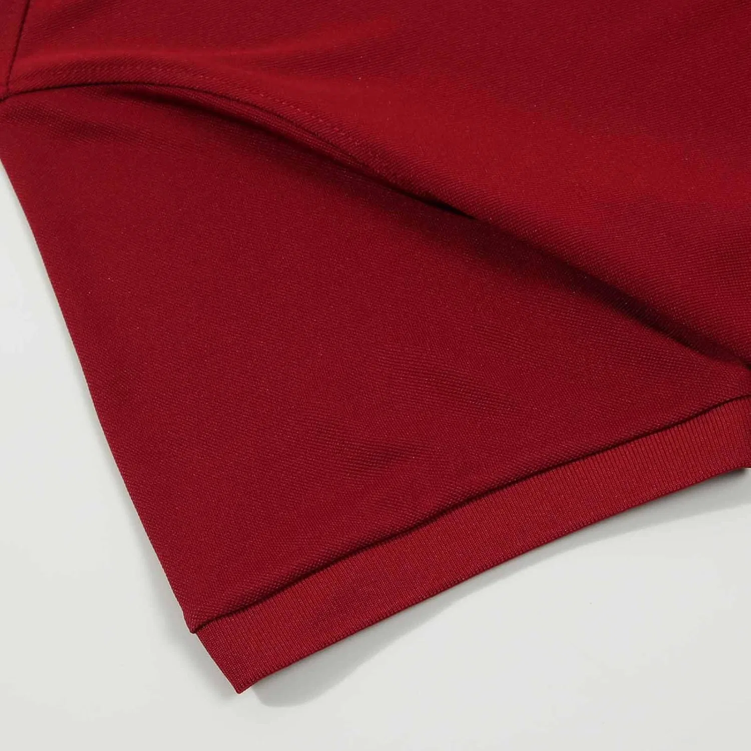 Мужская футболка с круглым вырезом Solid Color, Wine — фото 4