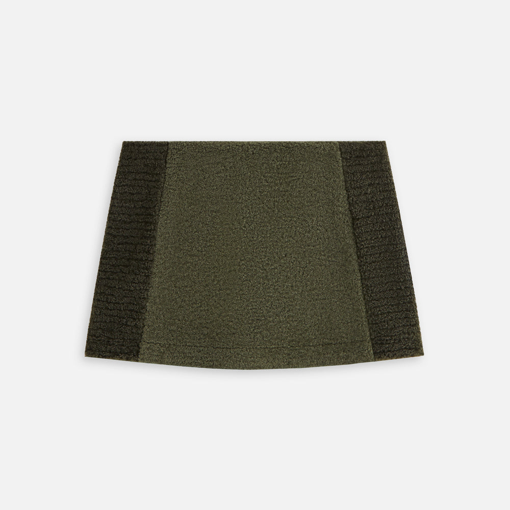 

Юбка Kith Women Cecil Sherpa Mini Skirt, цвет Cypress