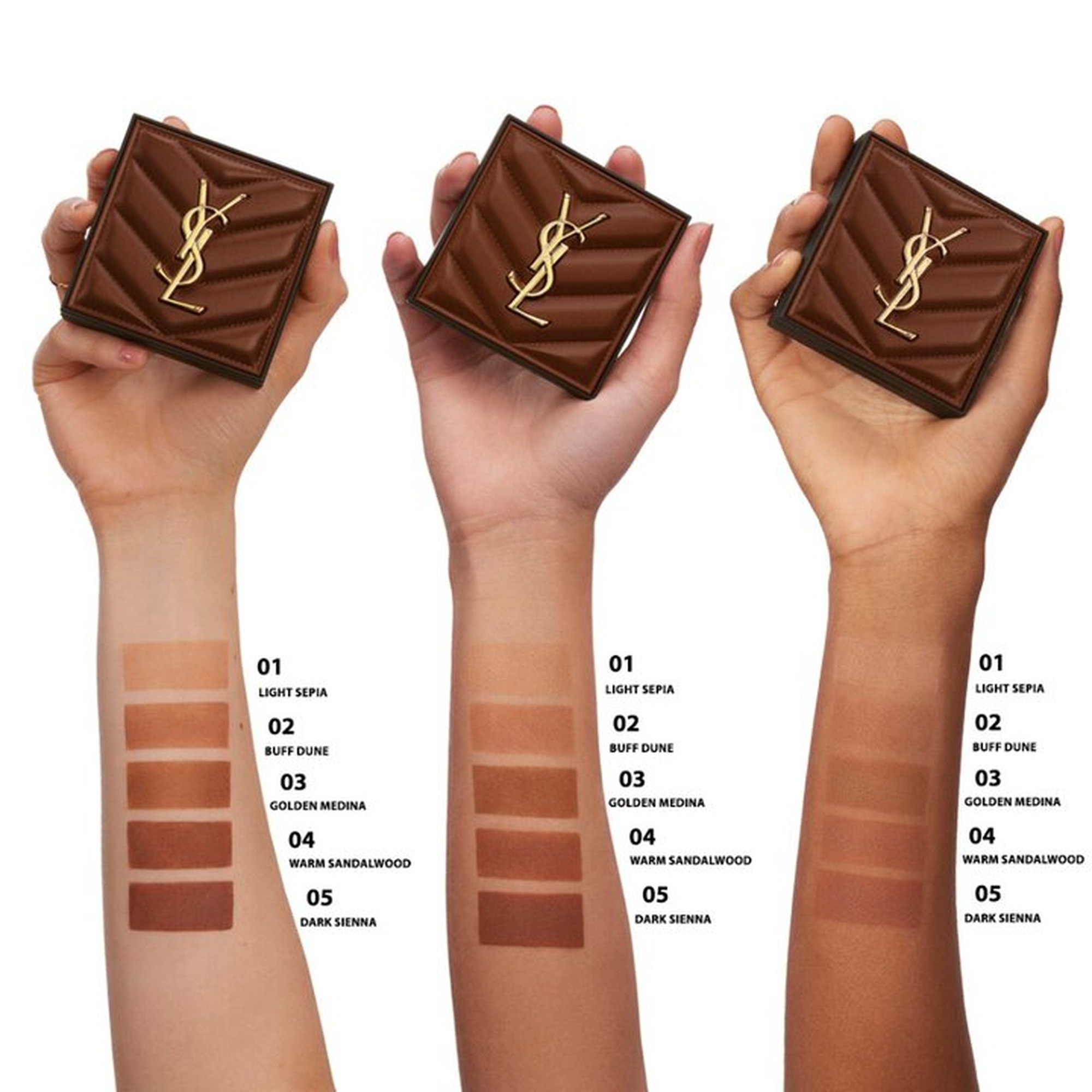Пудра Yves Saint Laurent All Hours Hyper Bronze, оттенок 5, 8,5 г — фото 4