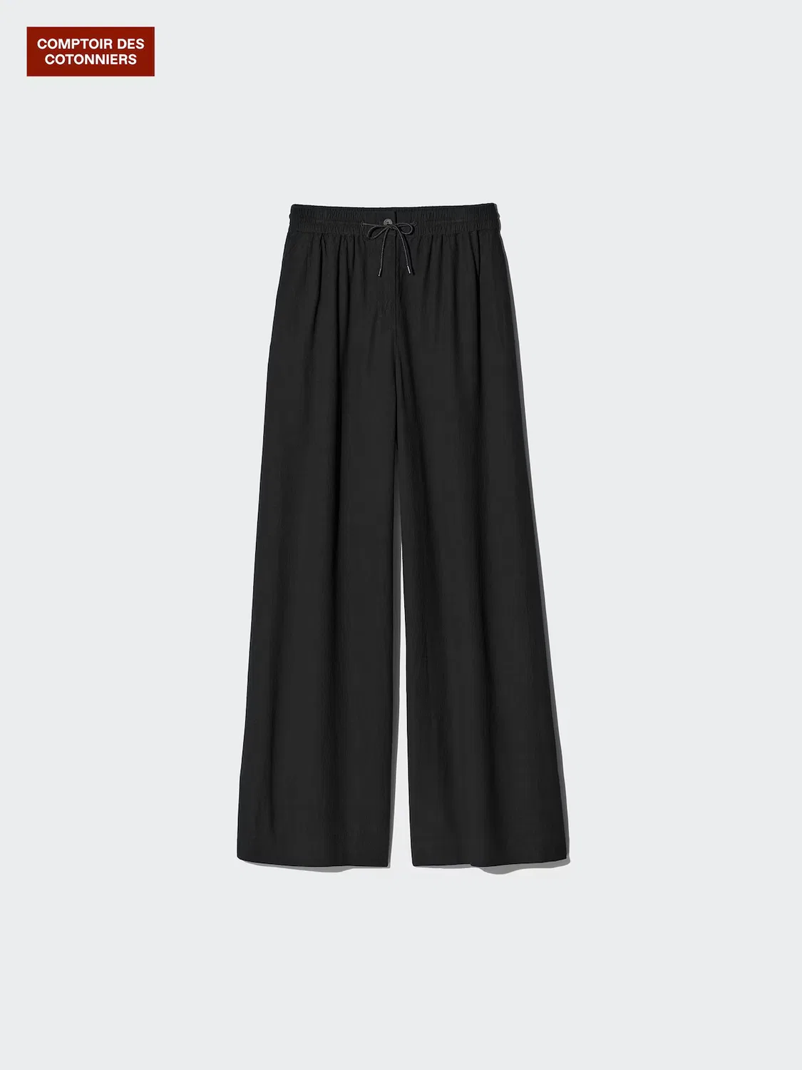 Брюки Uniqlo, широкие и удобные, темно-синий — фото 3